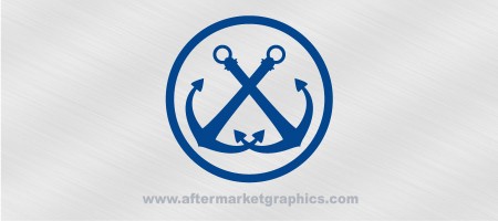 Anchors Pair Decal